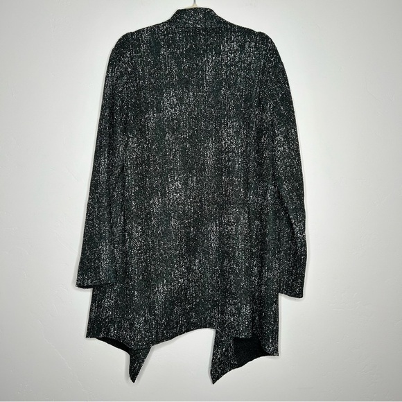 Chicos Travelers Waterfall Cardigan Crinkle Fabric Size 3(XL-16) Fall Holiday - Picture 2 of 13